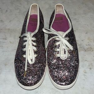 Keds Kids X Kate Spade New York Champion Glitter Youth Sneakers | size 5